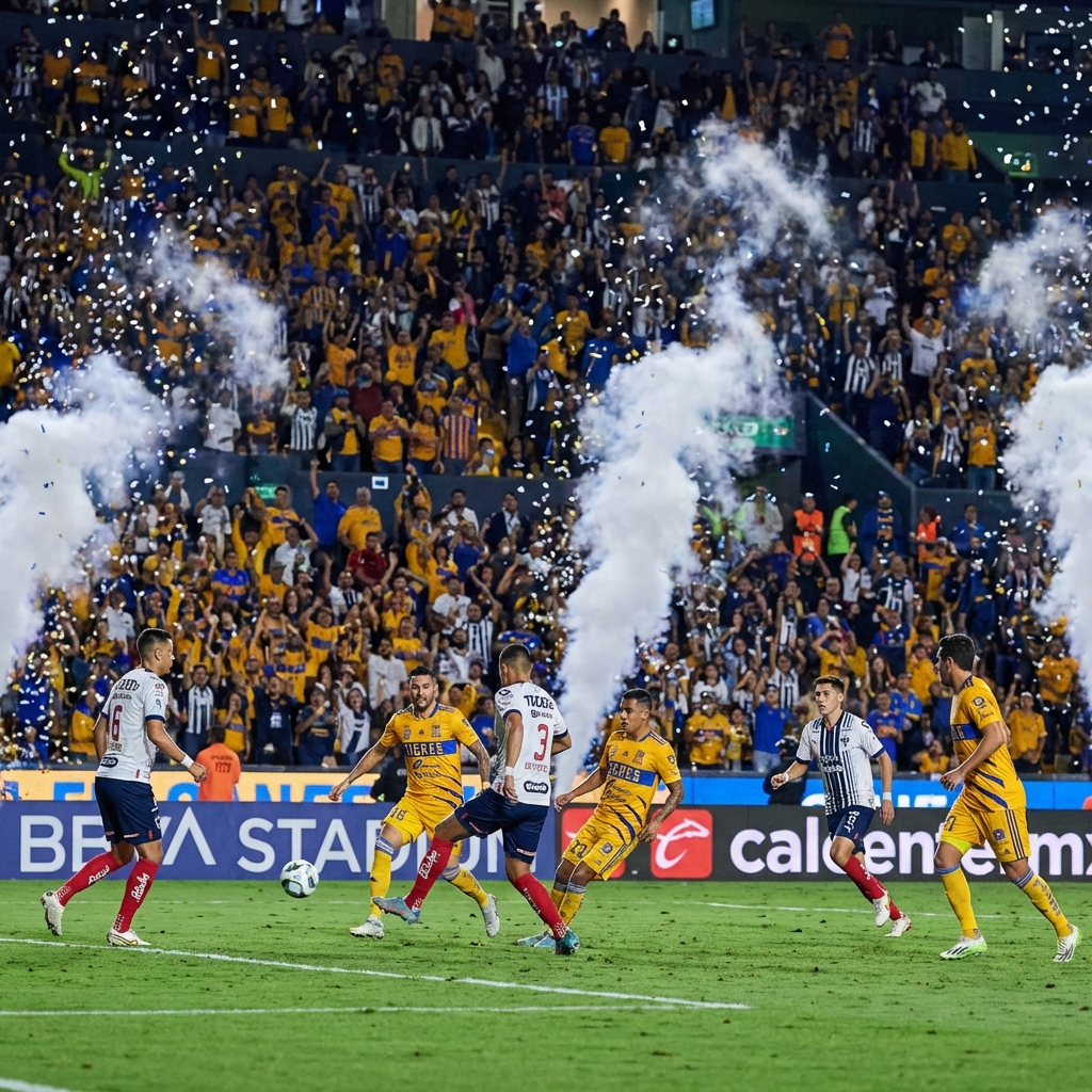 Tigres UANL vs Monterrey Rayados Clásico Regio Liga MX